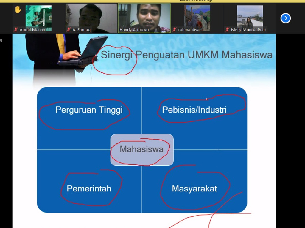 BEM Nusantara Jawa Timur Gelar Webinar Nasional Mahasiswa Melek UMKM
