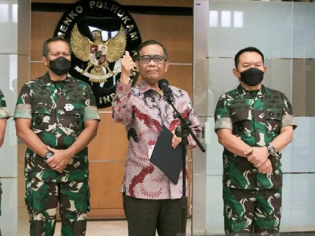 Bahas Pengamanan Papua, Mahfud Md Temui Jenderal Dudung