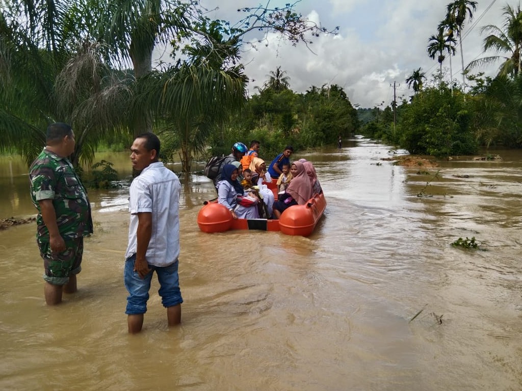 Banjir di Nagan Raya Aceh, 2.857 KK Terdampak