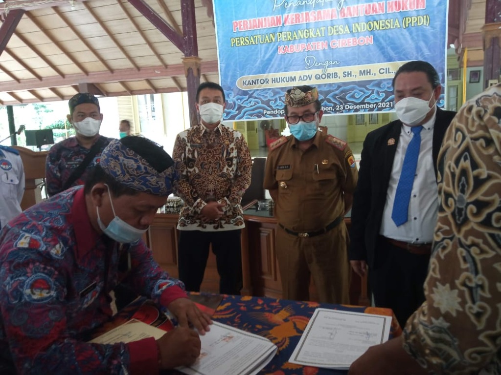 PPDI Kabupaten Cirebon Jalin Kerja Sama dengan Kantor Hukum Advokat Qorib