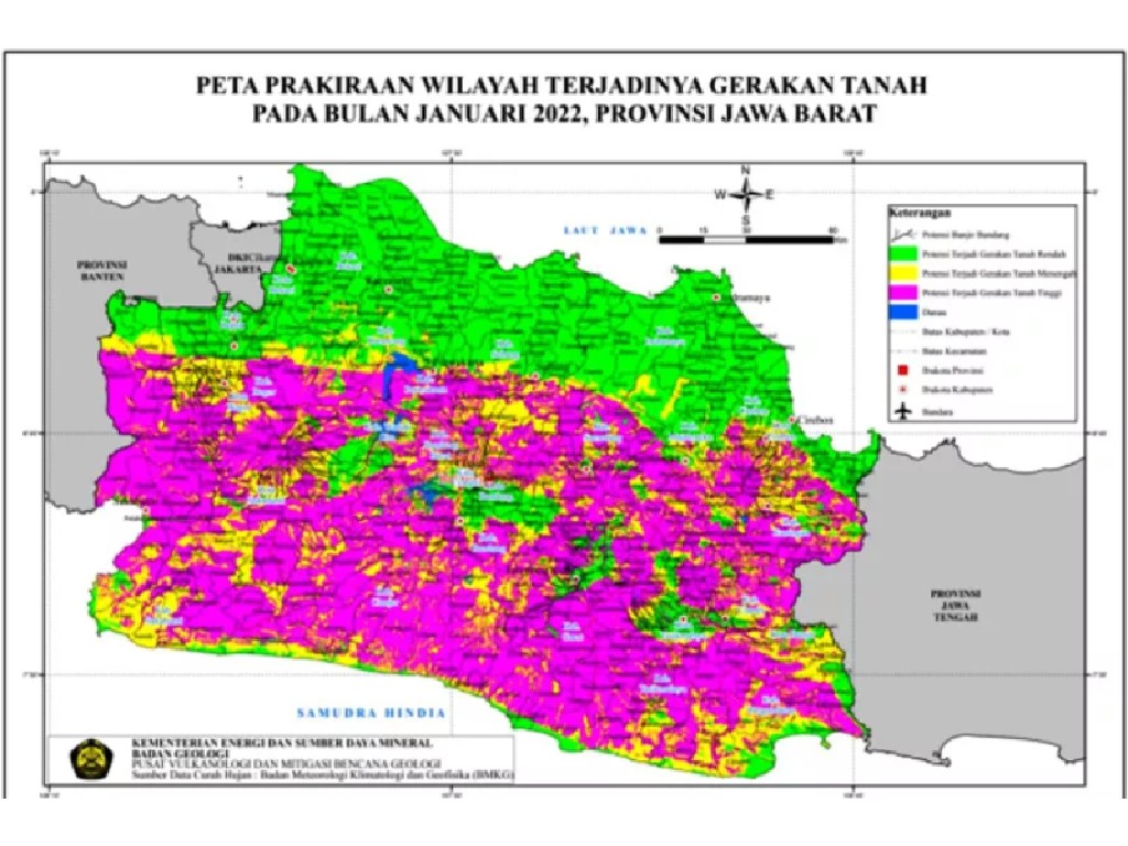 Masyarakat Jabar Diimbau Waspadai Bencana Puncak Musim Hujan