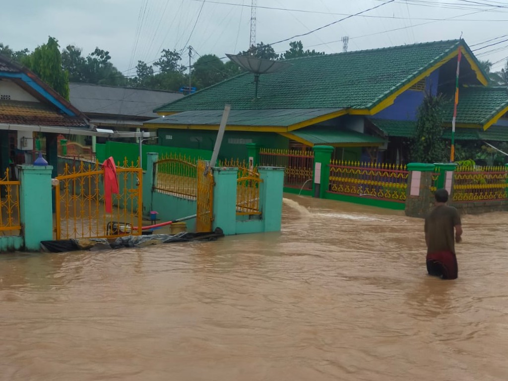 Banjir di Muara Enim, 71 KK Terdampak