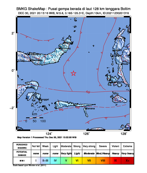 Boltim Diguncang Gempa Berkekuatan Magnitudo 5.6, BMKG: Tak Berpotensi Tsunami