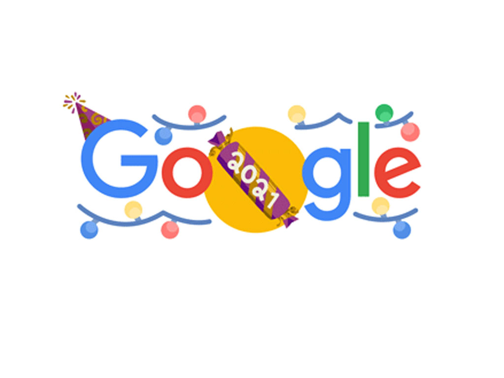 Tahun Baru 2022, Google Doodle Sajikan Ilustrasi New Year's Eve