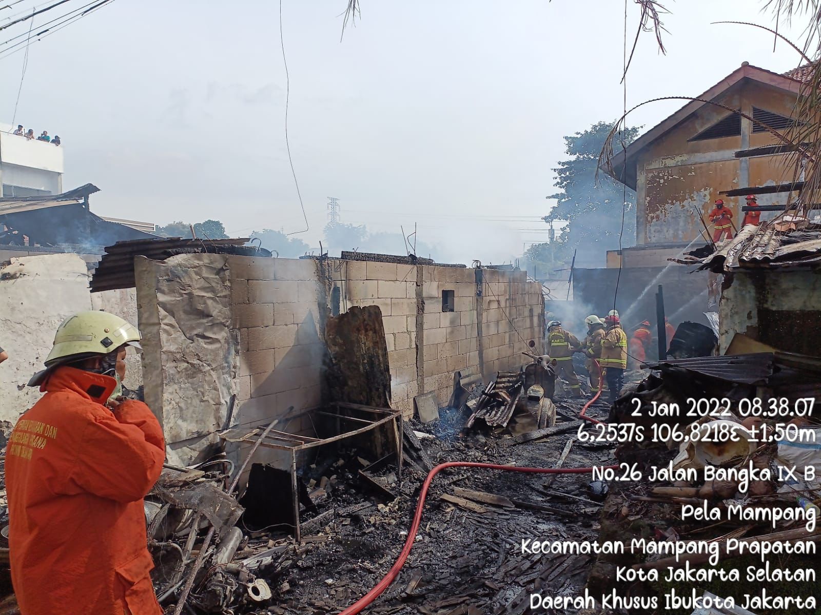 Dua Orang Tewas Akibat Kebakaran Bengkel di Jakarta Selatan