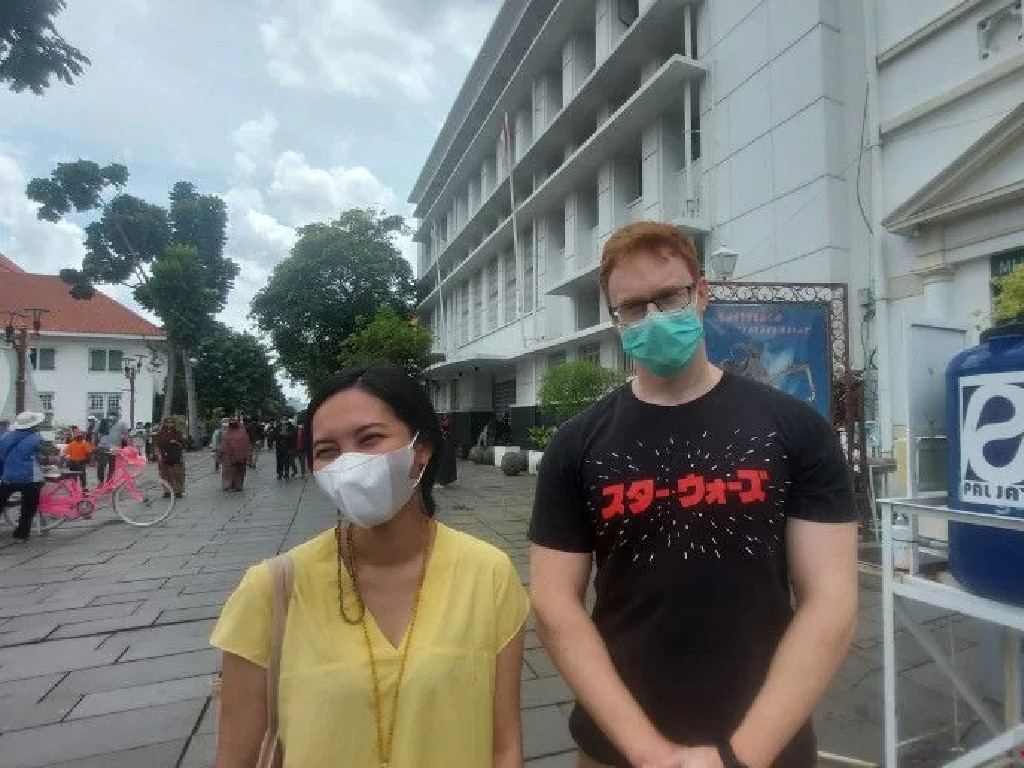 Pandemi Covid-19, Turis Afsel Tak Khawatir Berwisata ke Kota Tua Jakarta