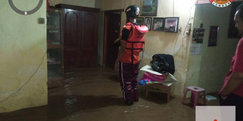 45 Rumah Warga di Jember Terendam Banjir
