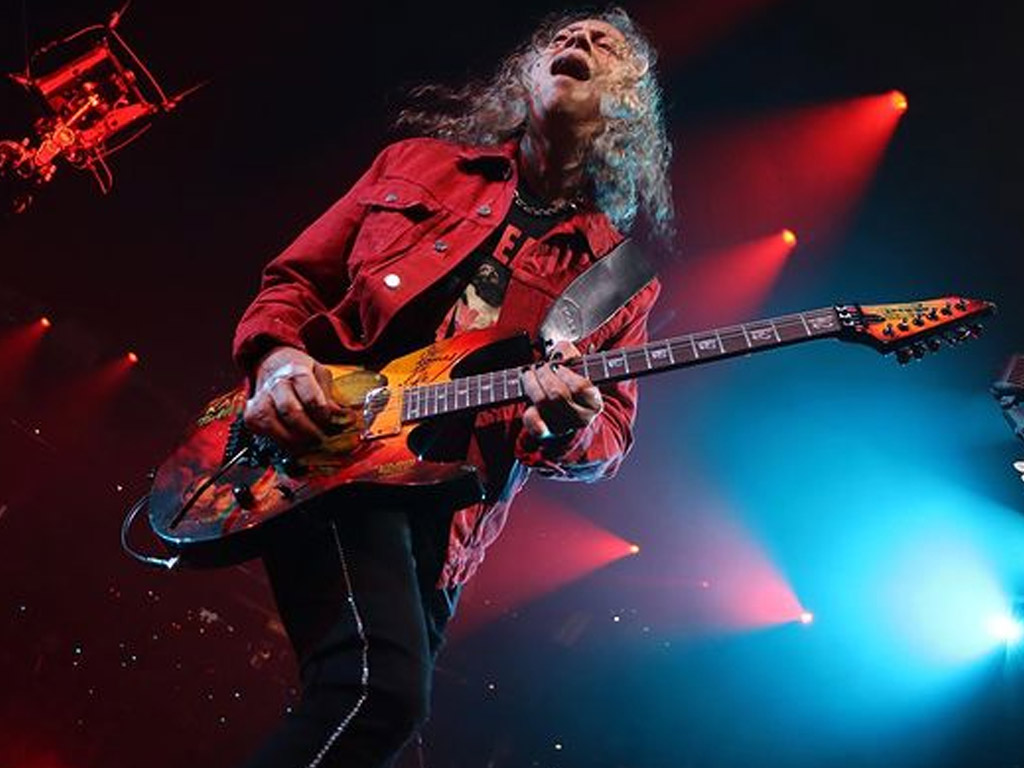 Gitaris Metallica Kirk Hammett Siap Rilis Album Solo Perdana