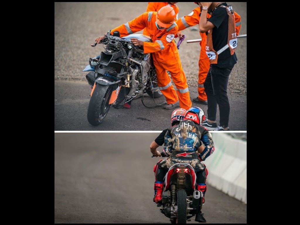 Andrea Dovizioso Alami Kecelakaan Hebat saat Tes Kedua MotoGP Mandalika