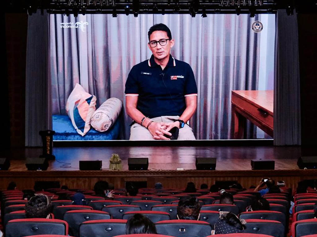 Bangkitkan Ekonomi Lewat Film Pendek, Sandiaga Uno Puji 3 Sutradara Badung