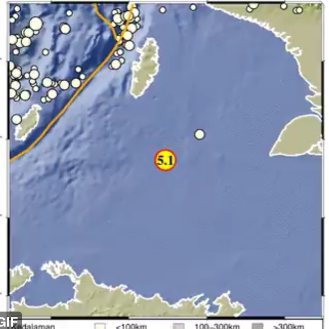 Maluku Diguncang Gempa Bermagnitudo 5.1, Tidak Berpotensi Tsunami