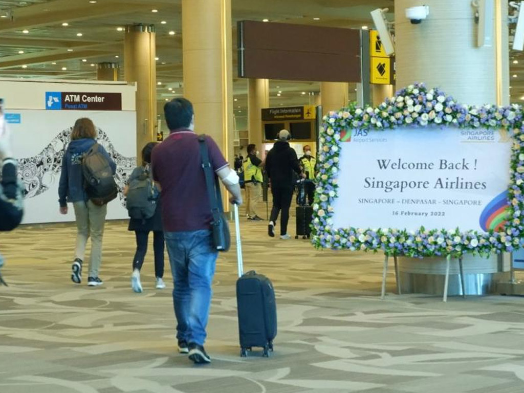 Singapore Airlines Jadi Maskapai Internasional Pertama yang Kembali ke Bali