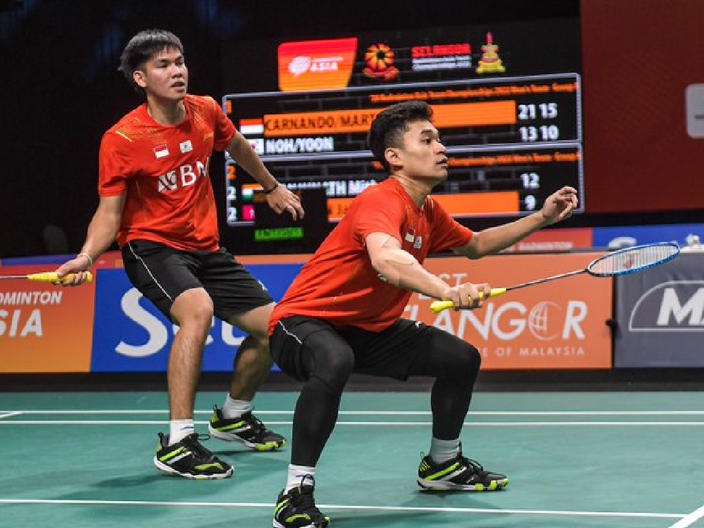 Leo/Martin Menang, Indonesia Vs Singapura Imbang 1-1
