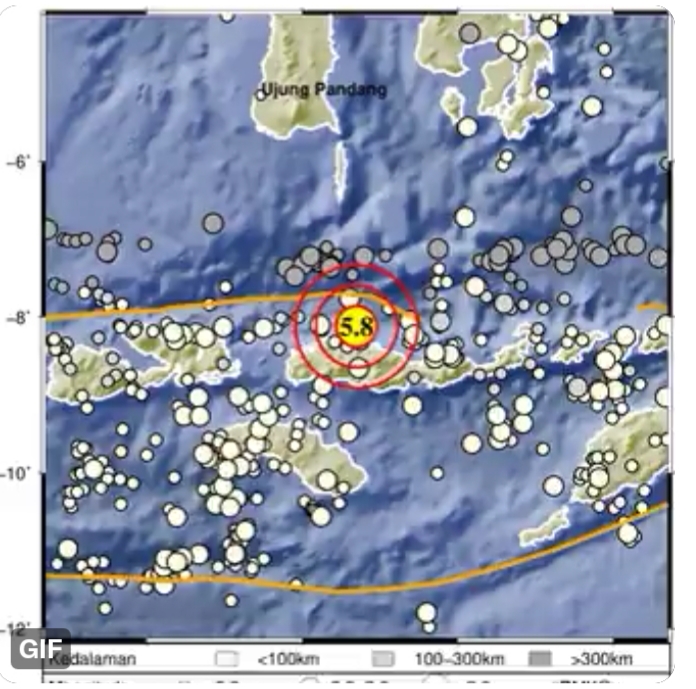 Kabupaten Manggarai Diguncang Gempa Bermagnitudo 5.8, Tidak Berpotensi Tsunami