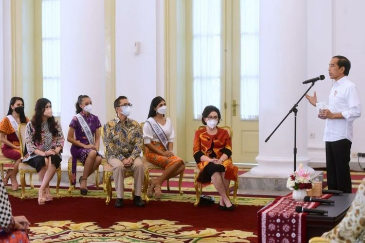 Usai Bertemu Presiden Jokowi, Puteri Indonesia Dukung Pembangunan IKN