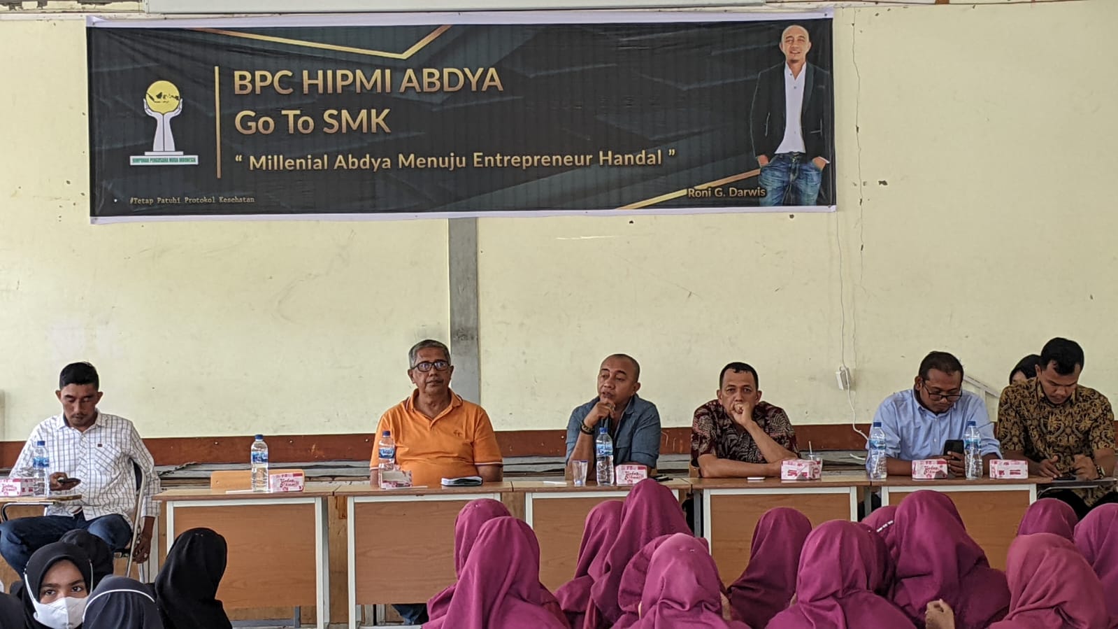 HIPMI Abdya Kenalkan Ilmu Wirausaha untuk Siswa-siswi SMK