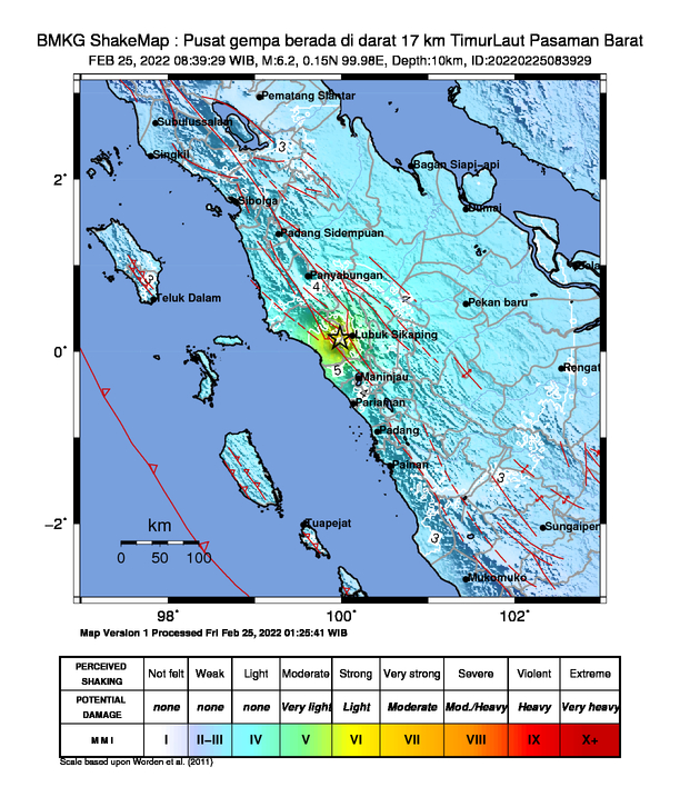 Pasaman Barat Diguncang Gempa Bermagnitudo 6.2, Dirasakan Hingga ke Sumut