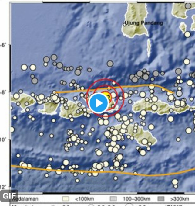 Bima NTB Diguncang Gempa 5.2, Tidak Berpotensi Tsunami