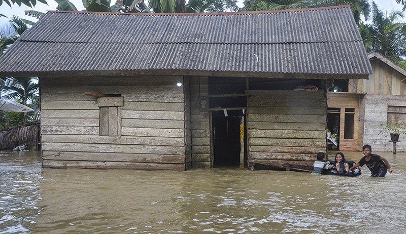 10.343 Jiwa Terdampak Banjir di Aceh Timur 