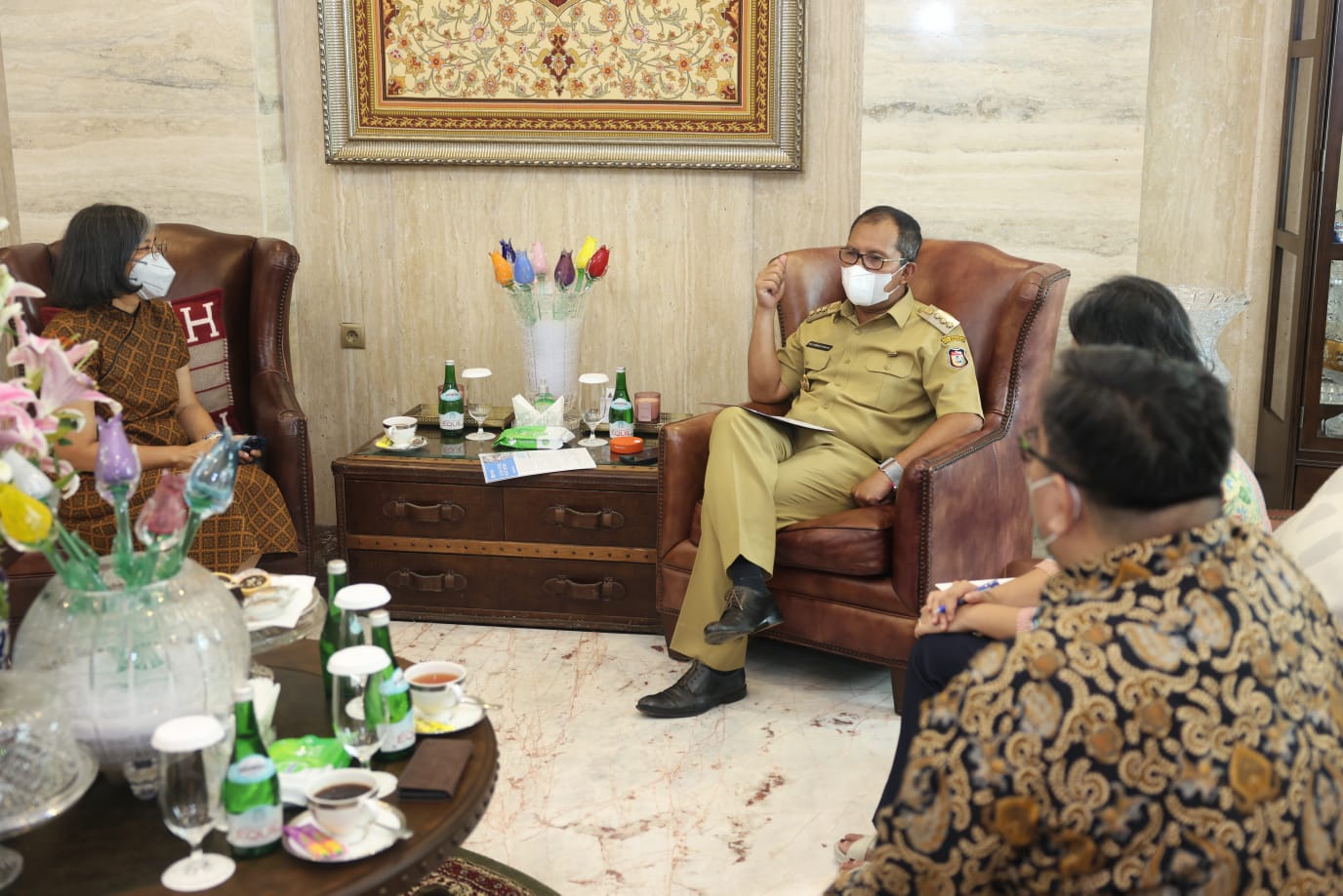 USAID CCBO Temui Danny Pomanto Menawarkan Diri Mengelola Sampah di Makassar 