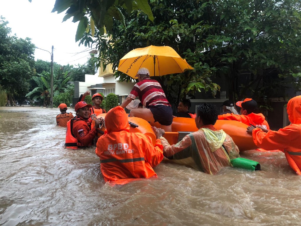 Banjir Kota Serang, Dua Warga Meninggal dan Dua Lainnya Hilang