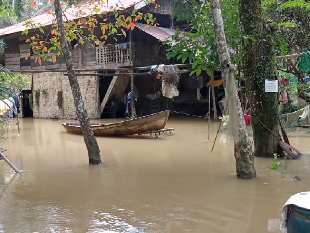 Banjir yang Menggenangi 51 Rumah Warga di Langkat Mulai Surut