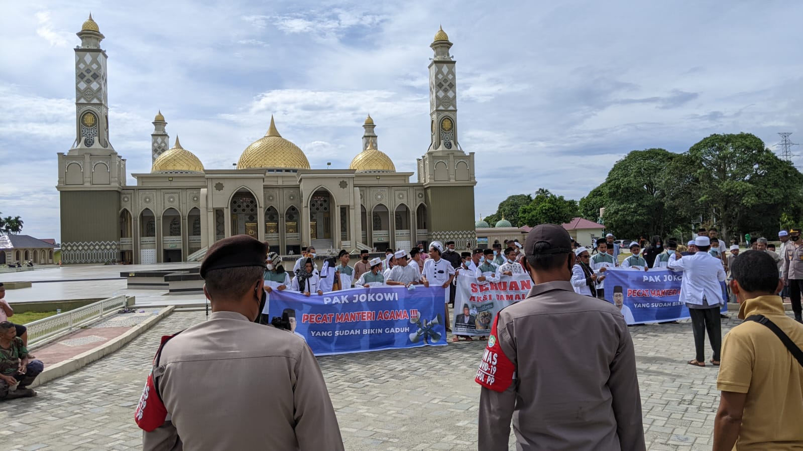 Massa Aksi Bela Islam di Abdya Desak Presiden Jokowi Pecat Menag Yaqut!