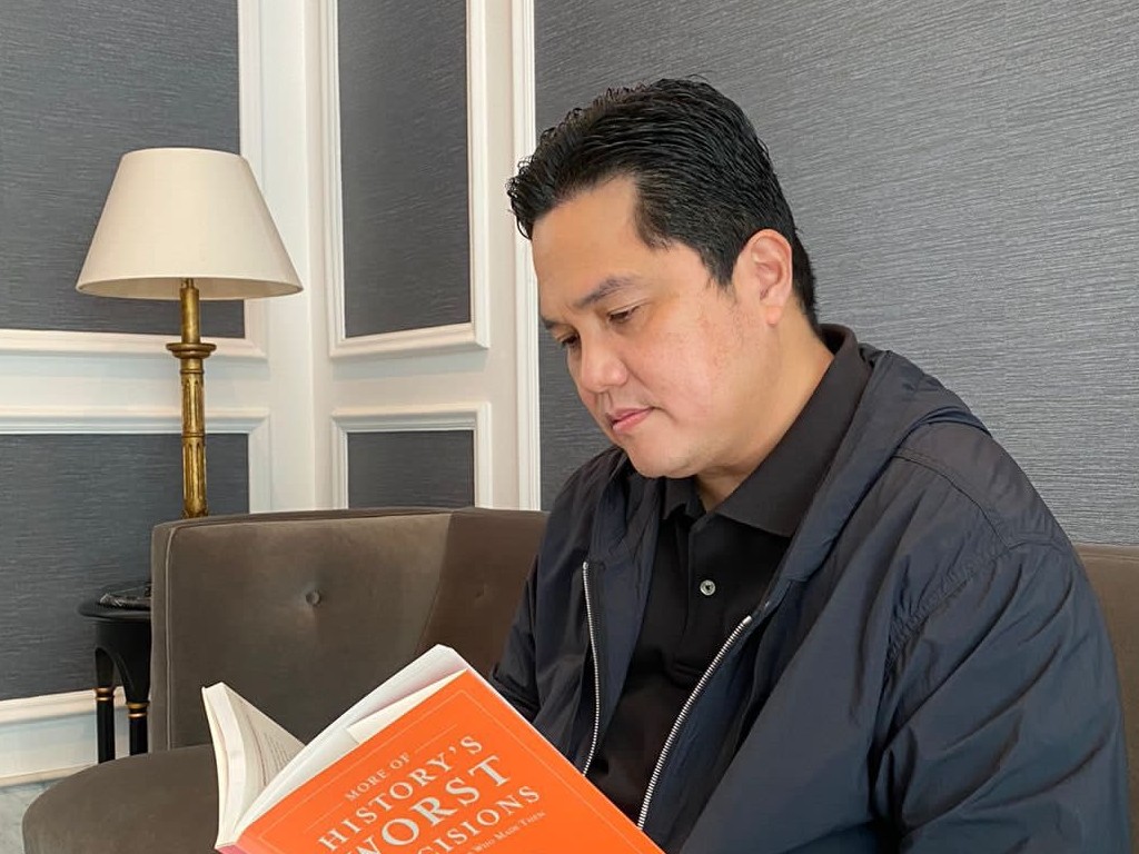 Sempat Terpapar Covid-19, Erick Thohir Kembali Beraktivitas