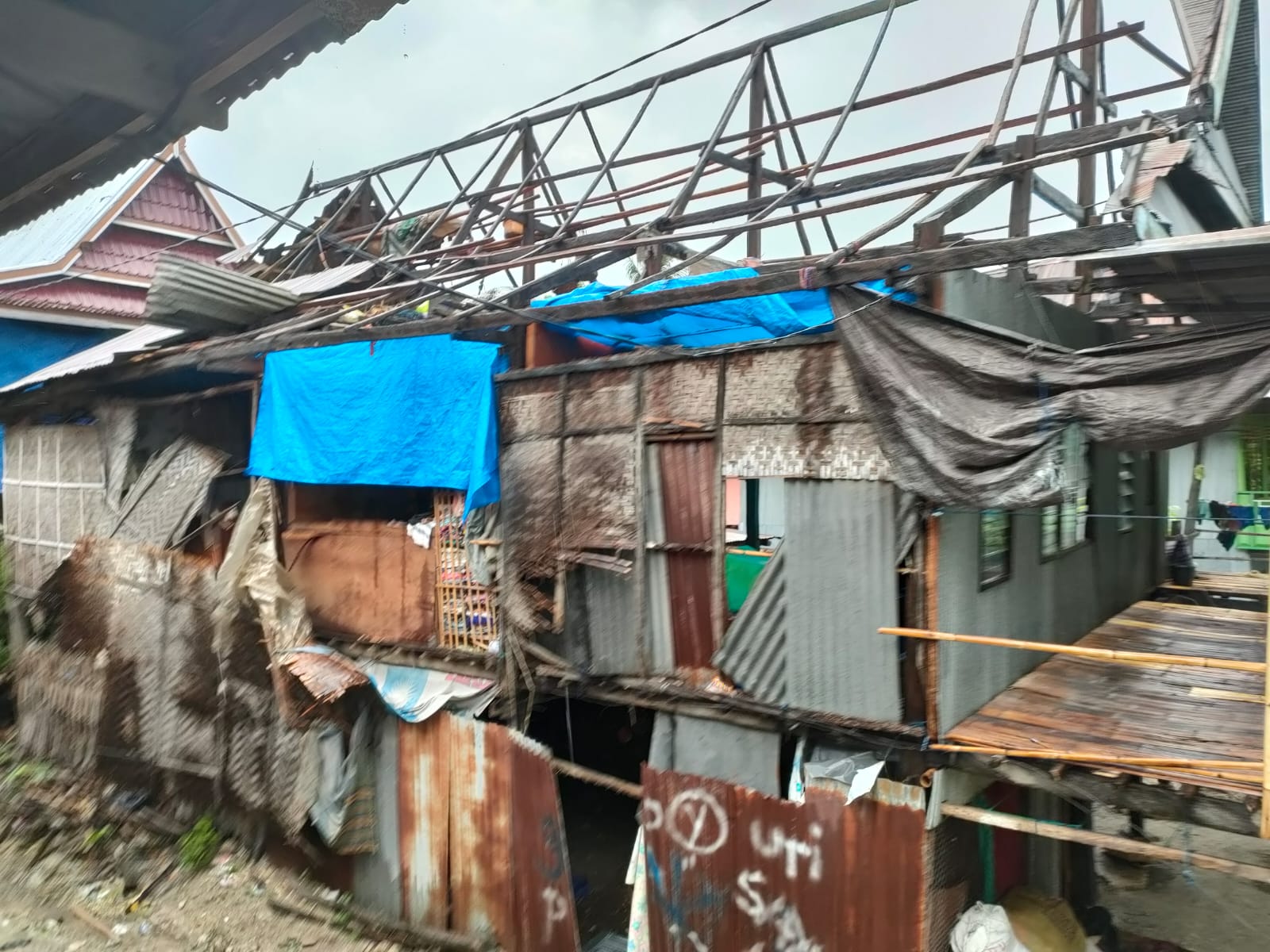 Sebanyak 37 Rumah di Jeneponto Rusak Berat Akibat Puting Beliung