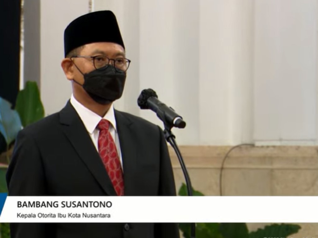 Kepala Otorita IKN Nusantara Bambang Susantono Setingkat Menteri