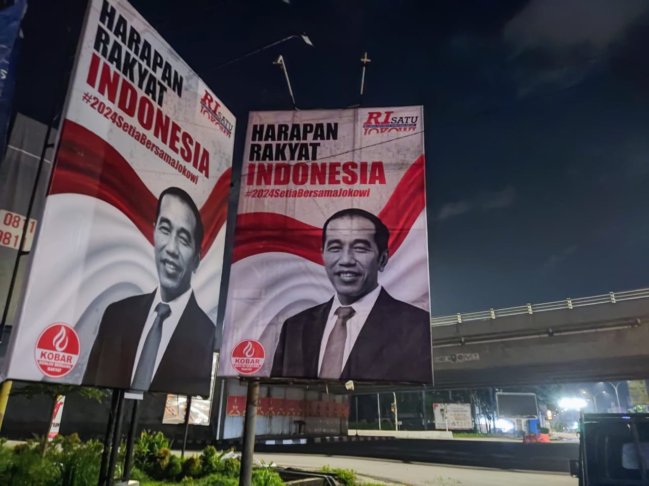 Baliho #2024SetiaBersamaJokowi Tersebar di Riau, DPRD Pekanbaru: Dipasang Simpatisan yang Militan