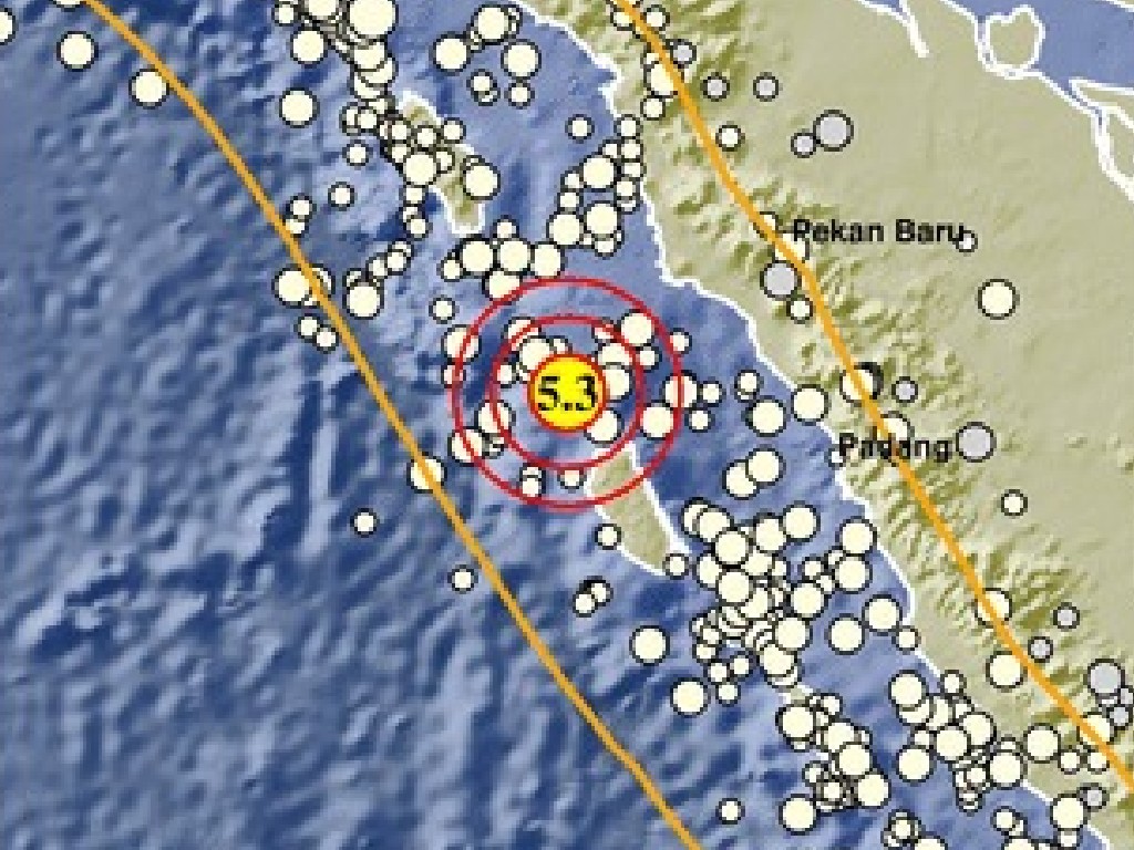 Gempa Magnitudo 5,3 Guncang Nias Selatan Sumut