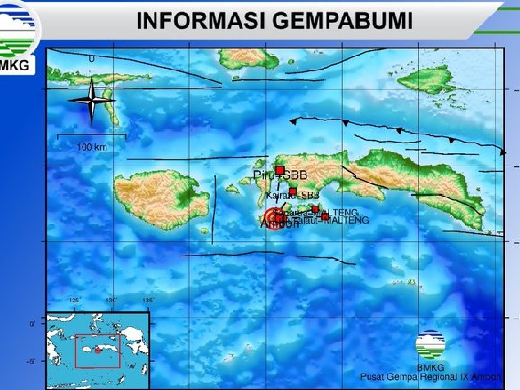 Gempa Tektonik di Ambon, Magnitudo 3,3 Tak Berpotensi Tsunami
