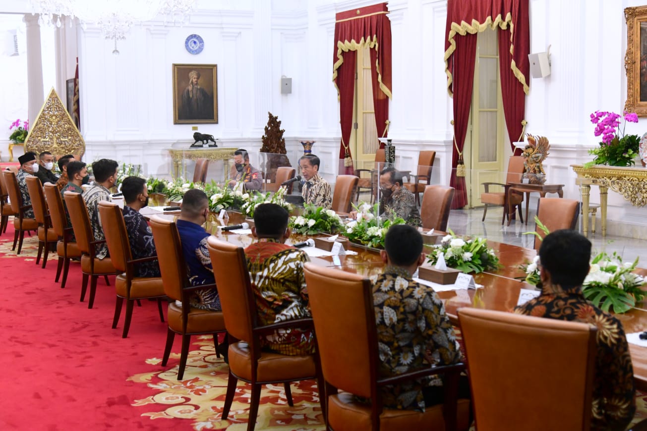 Ini yang Dibahas Presiden Jokowi dengan 12 Organisasi Mahasiswa Kelompok Cipayung Plus