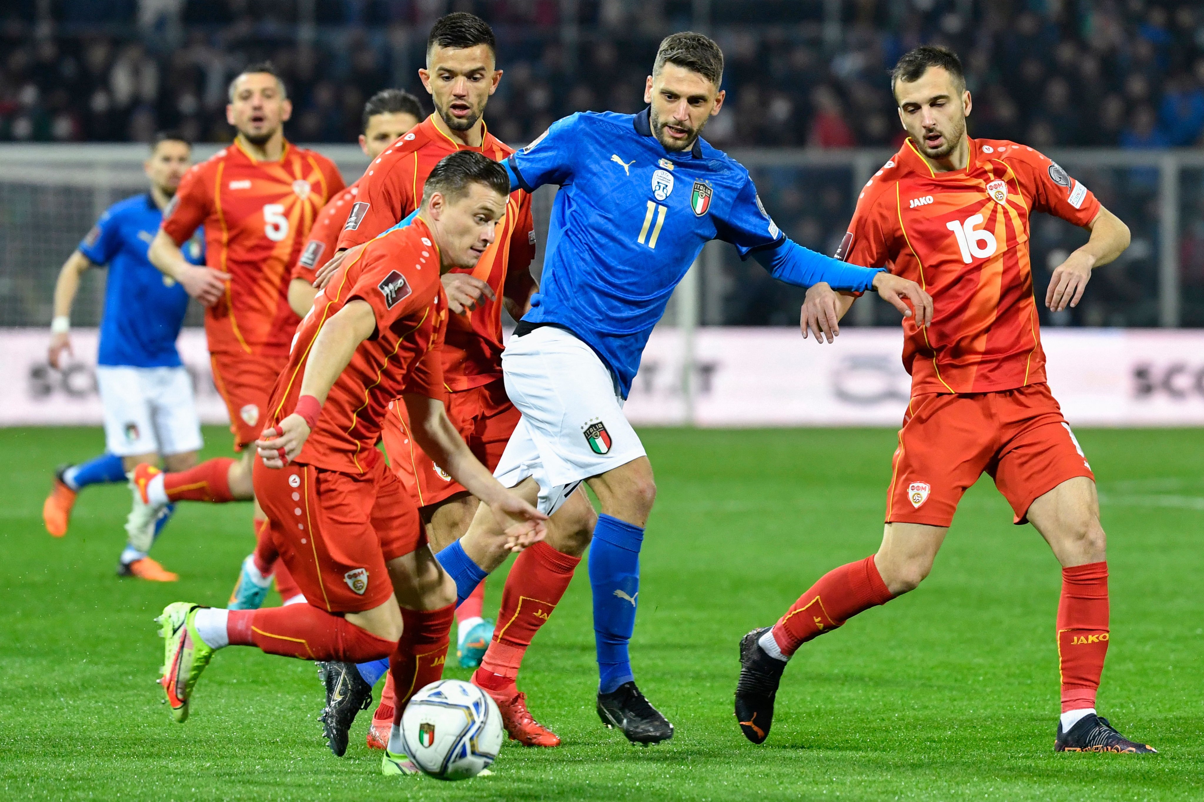Kalah dari Macedonia Utara, Italia Gagal Lolos ke Piala Dunia Qatar 2022