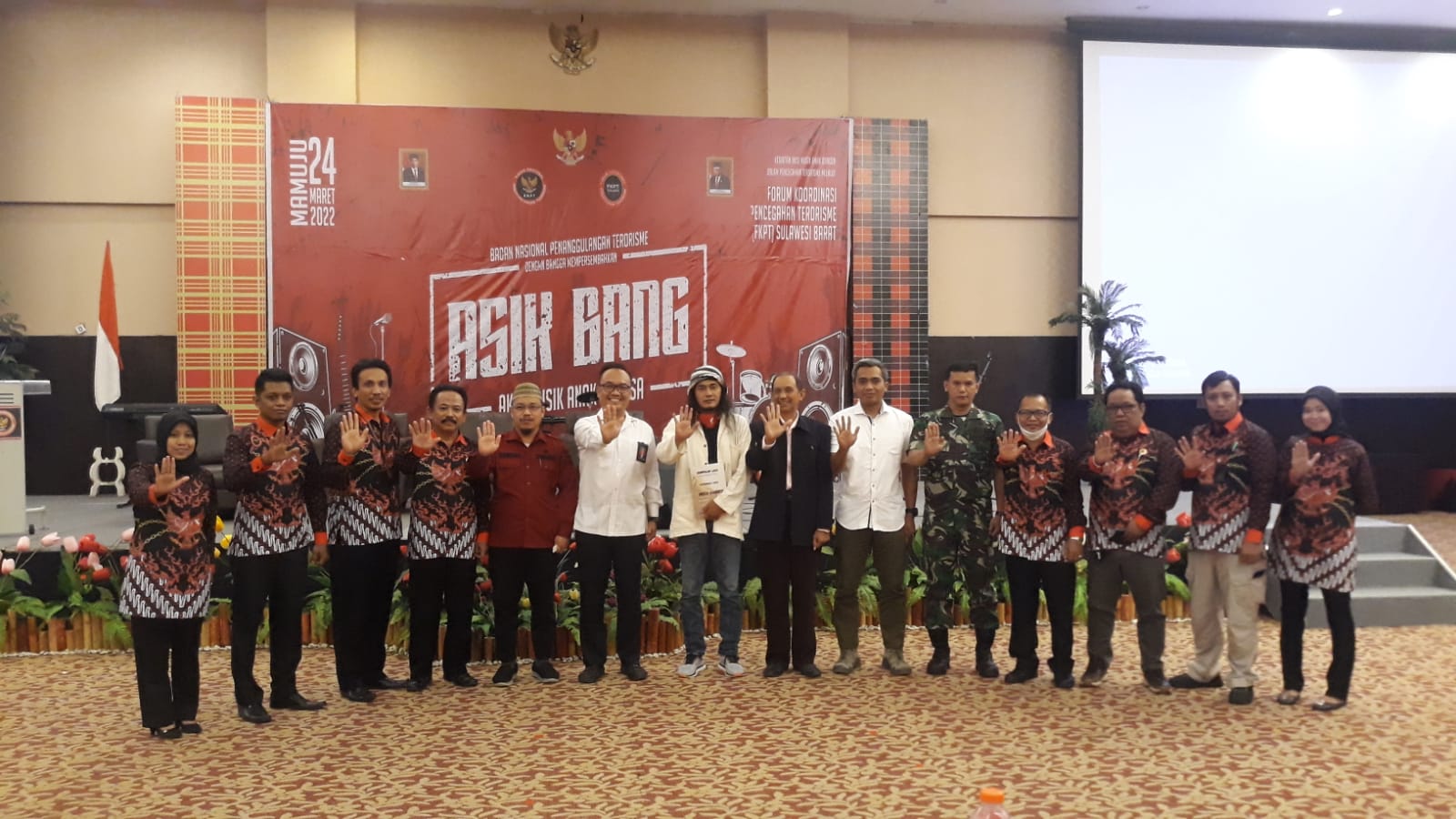 BNPT Libatkan Generasi Muda Cegah Paham Radikal dan Terorisme di Mamuju