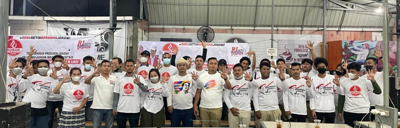 KOBAR Kota Medan Berdialog dengan Puluhan Pemuda Bahas Presiden Tiga Periode