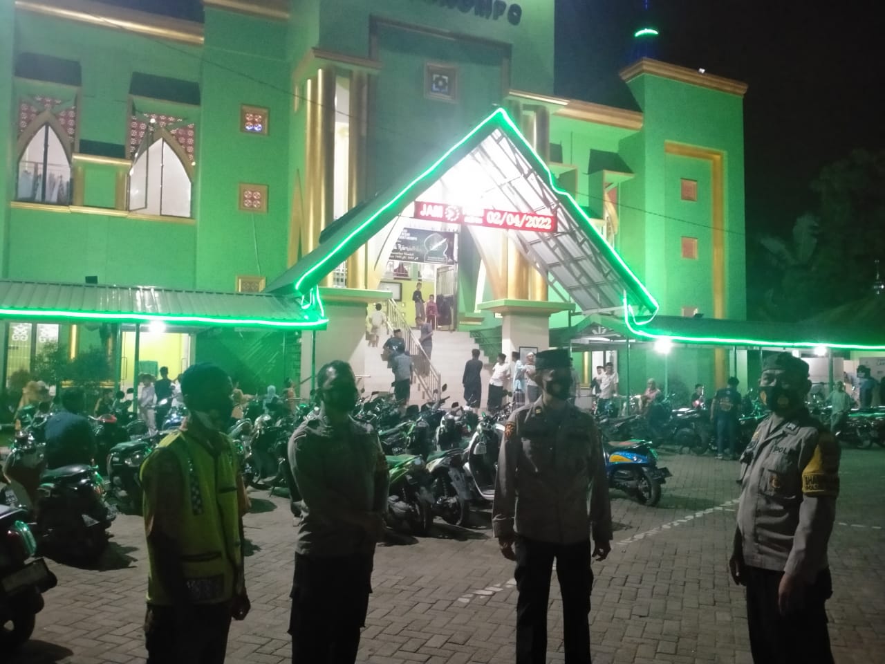 Ratusan Personel Polres Gowa Dikerahkan Amankan Masjid Selama Ramadan
