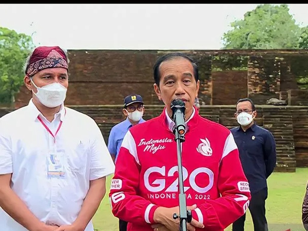 Presiden Jokowi Kunjungi Candi Kedaton di Muaro Jambi