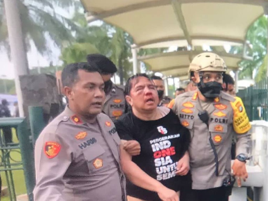 Sebelum Diamuk Massa, Ade Armando Cekcok Mulut dengan Emak-emak