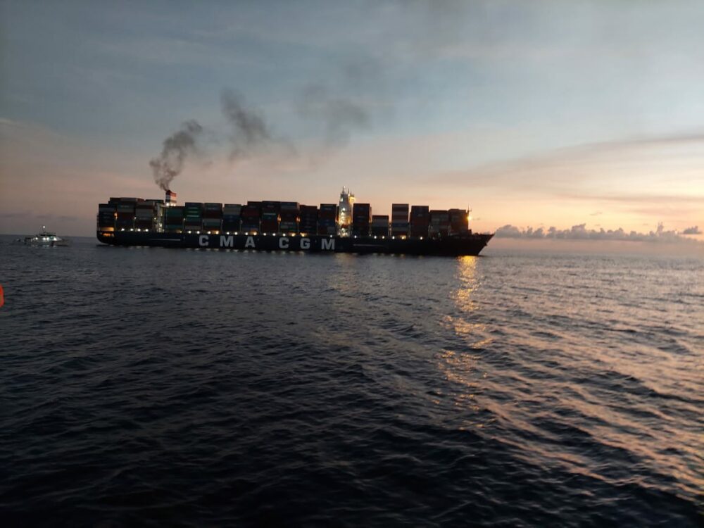 Kapal Berbendera Malta Berlayar Dari Jeddah Terbakar di Perairan Aceh