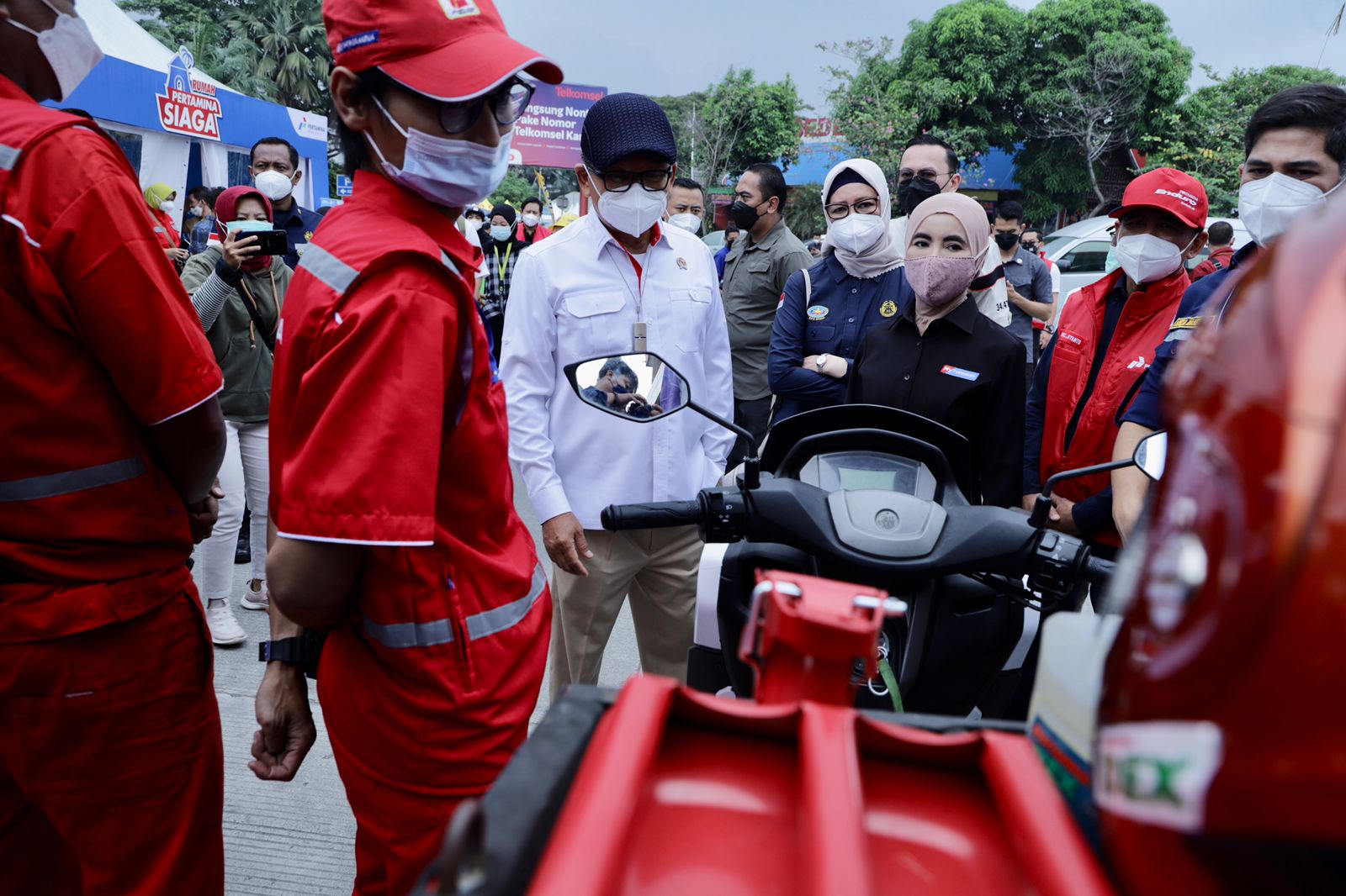 Jelang Mudik, Menteri ESDM Periksa Kesiapan Pertamina Satgas Rafi 2022