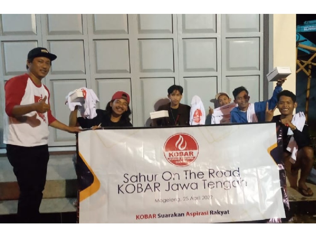 Laksanakan SOTR di Magelang, KOBAR Bagi-bagi 300 Nasi Kotak