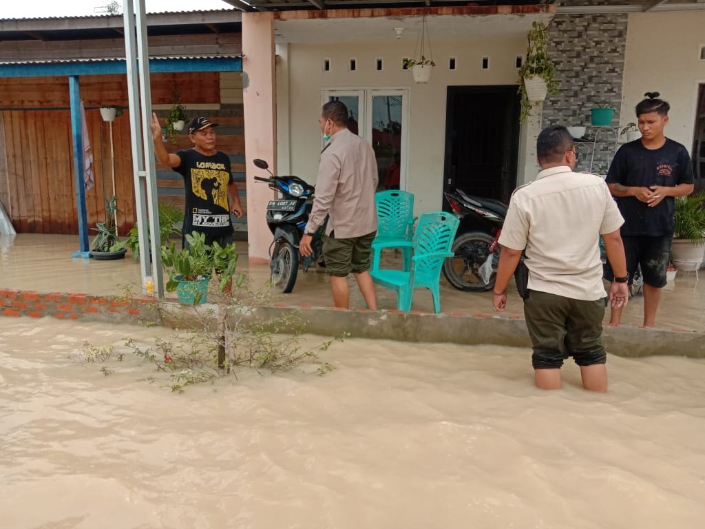 Sungai Sibam Meluap, Ratusan Rumah Terendam Banjir di Kampar dan Pekanbaru