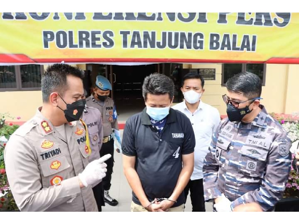 Dapat Info dari TNI AL, Polres Tanjungbalai Tangkap Pria Pemilik 3 Kg Sabu