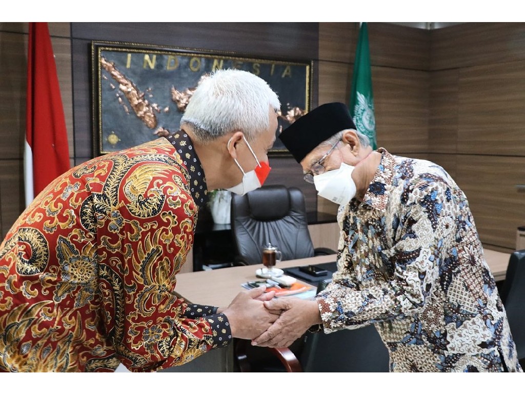 Ganjar Pranowo Bertemu Ketua PP Muhammadiyah, Ini Pembahasannya