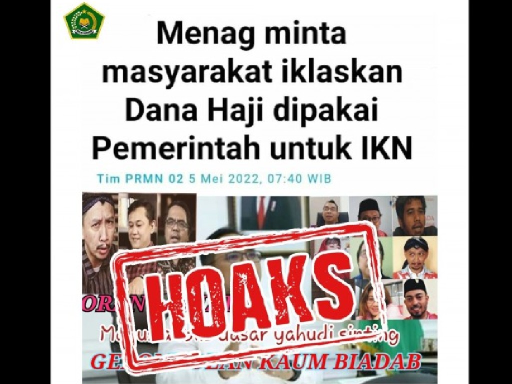 Menteri Agama Minta Dana Haji untuk IKN, Katanya Cuma Hoaks dan Fitnah