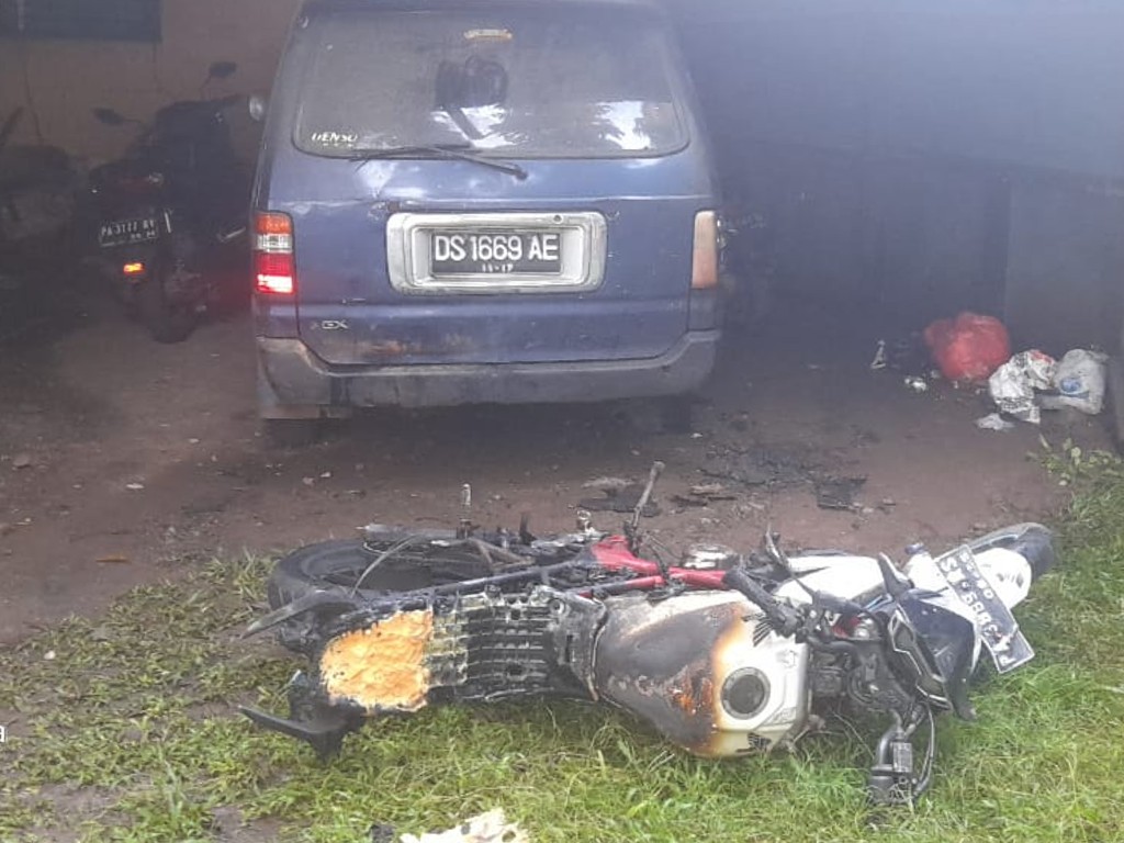 Dugaan Serangan ke LBH Papua, Satu Unit Motor Sengaja Dibakar Orang Terlatih