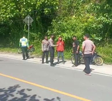 Dua Sepeda Motor di Mamuju Adu Banteng, Pengendara Dilarikan ke Rumah Sakit