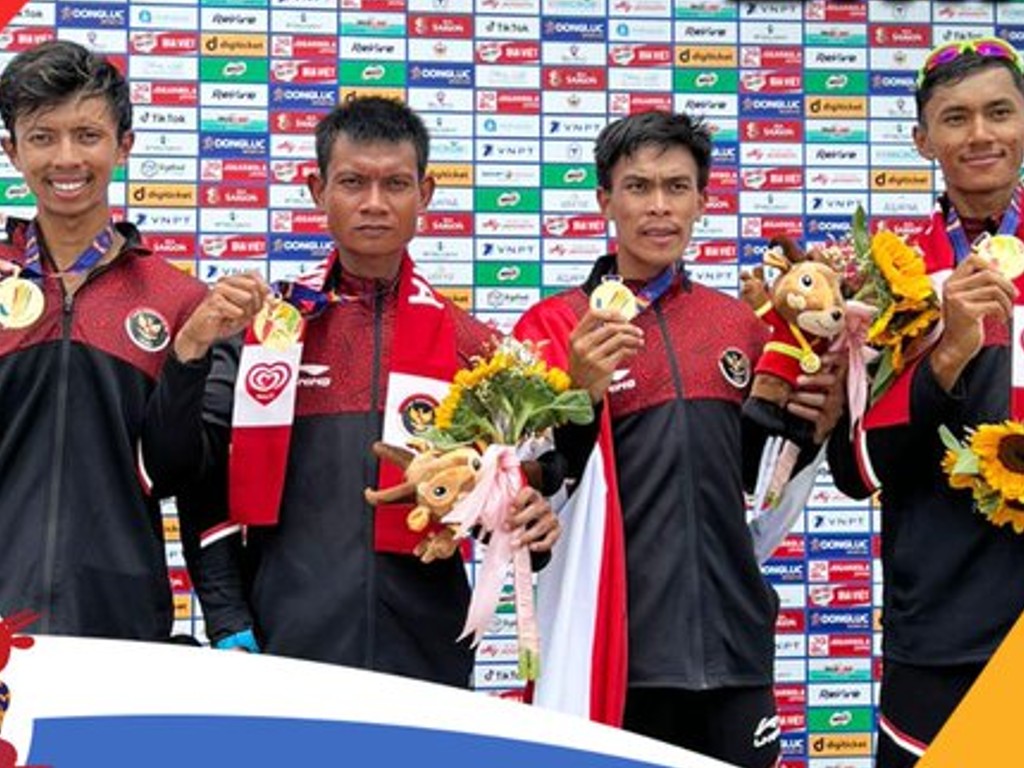 Tim Dayung Putra Indonesia Sumbang Lagi 1 Emas di SEA Games Vietnam